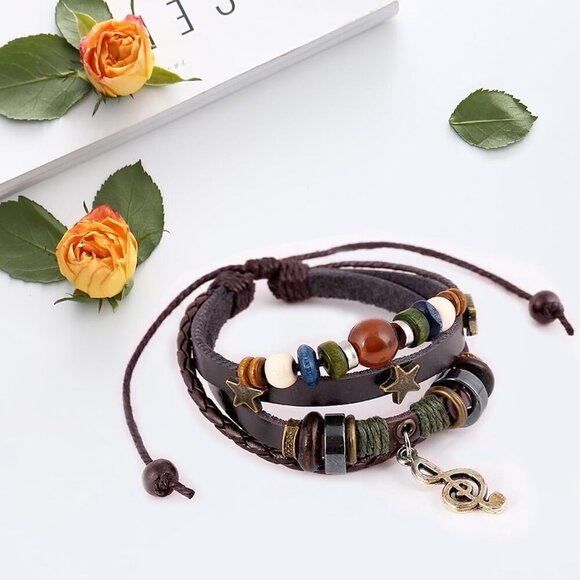 Canvas Messenger Bag with Fairy Grunge Bracelet Large Capacity Hobo Crossbody - Picture 6 of 7